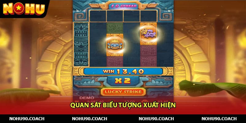 Quan sát biểu tượng xuất hiện